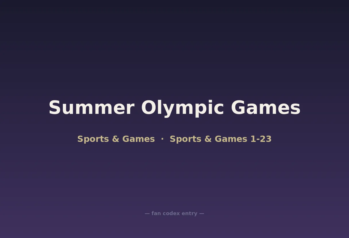 Summer Olympic Games